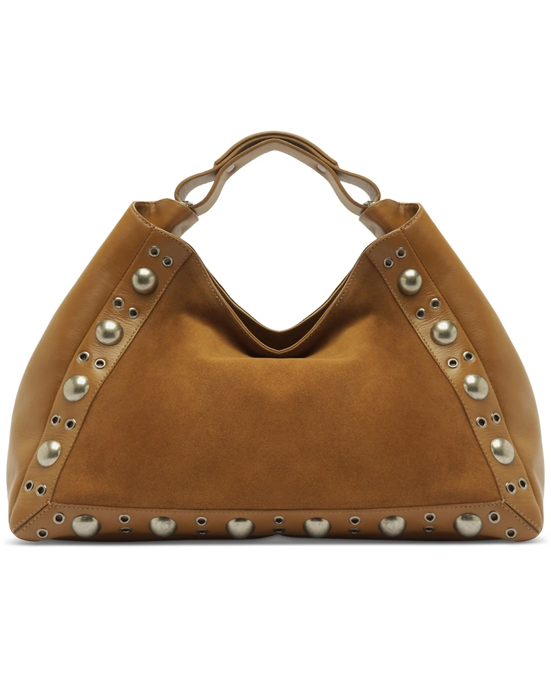Arezzo Owen Medium Suede Tote