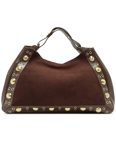 Arezzo Owen Medium Suede Tote