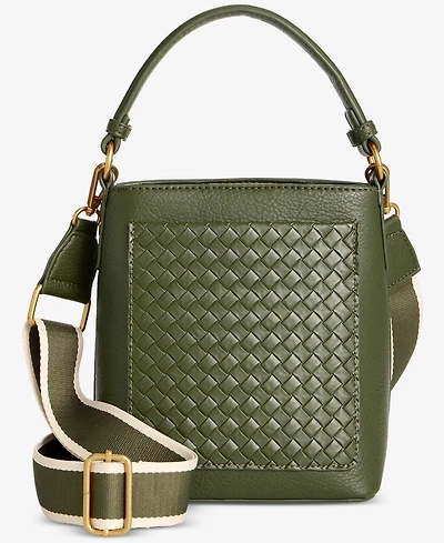 Style & Co Mini Woven Bucket Bag, Macy's Exclusive