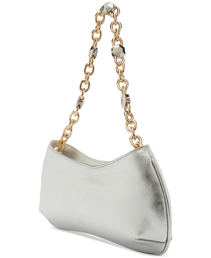 Arezzo Luna Small Leather Baguette