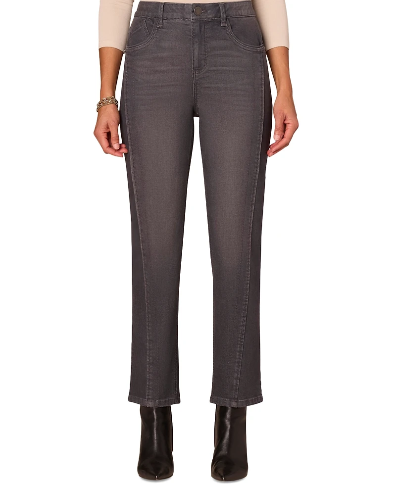 Democracy Women's High-Rise Straight-Leg Ankle Jeans