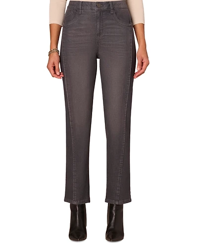 Democracy Women's High-Rise Straight-Leg Ankle Jeans