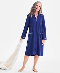 Charter Club Women's Zip-Front Quilted Robe