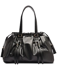 Arezzo Capri Large Leather Shoulder Bag