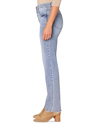 Democracy Women's High-Rise Ab-Solution Straight-Leg Jeans