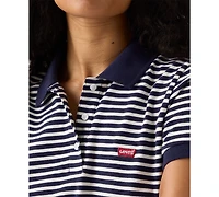 Levi's Women's Short-Sleeve Pique Knit Polo Shirt