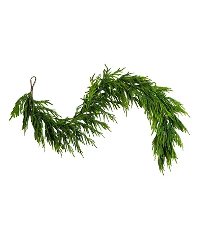 Nearly Natural 6" Artificial Touch Norfolk Island Pine Garland with Natural Look