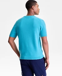 Club Room Men's Regular-Fit Textured 100% Cashmere V-Neck Sweater T-Shirt, Macy's Exclusive