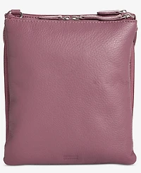 Giani Bernini Triple-Zip Pebble Leather Dasher Crossbody, Created for Macy's