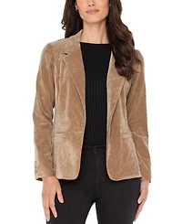 Liverpool Los Angeles Women's Textured Velvet Blazer