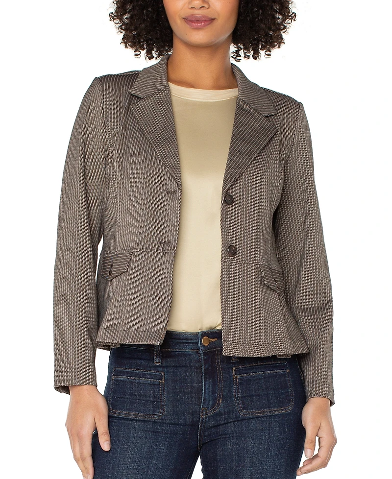 Liverpool Los Angeles Women's Peplum Blazer