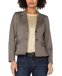Liverpool Los Angeles Women's Peplum Blazer