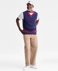 Club Room Men's Regular-Fit 100% Cashmere V-Neck Sweater Vest, Macy's Exclusive