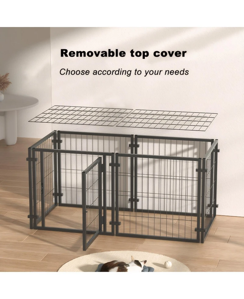 Streamdale Furniture 47" Dog Crate - Indoor/Outdoor Kennel