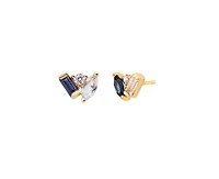 Seraphina Celeste Sapphire Stud Earrings