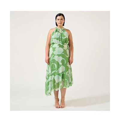 Estelle Seafall Halter-Neck Dress