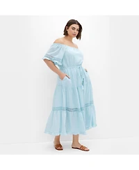 City Chic Women's Angel Midi Dress