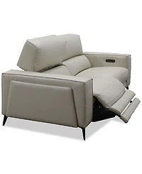 Neiwert 2-Pc. Leather Sofa Sectional with 2 Power Recliners