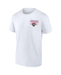 Fanatics Men's White Florida Panthers 2025 Stanley Cup Champions Jersey Roster T-Shirt