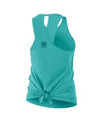 Nike Women's Aqua Miami Dolphins Glory Crisscross Performance Tank Top