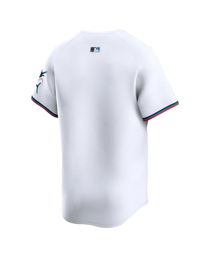 Nike Men's White Miami Marlins Home Limited Jersey