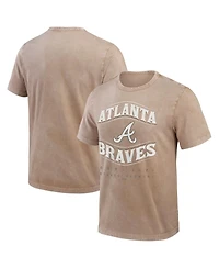 Darius Rucker Collection by Fanatics Men's Tan Atlanta Braves Sun Faded T-Shirt