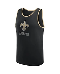 Logo Athletic Men's Black New Orleans Saints Unmatched Success Tank Top