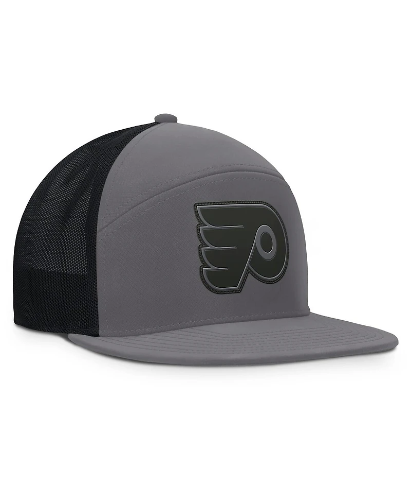 Fanatics Men's Charcoal Philadelphia Flyers Fairweather Adjustable Hat