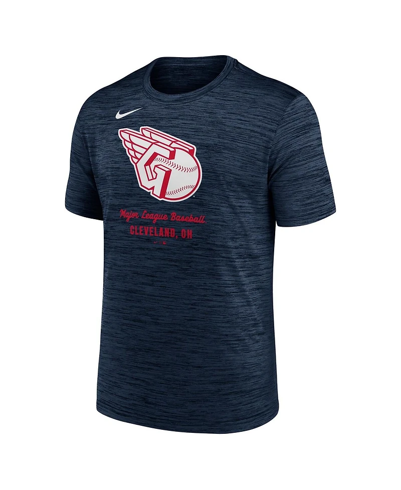 Nike Men's Navy Cleveland Guardians Velocity Performance T-Shirt