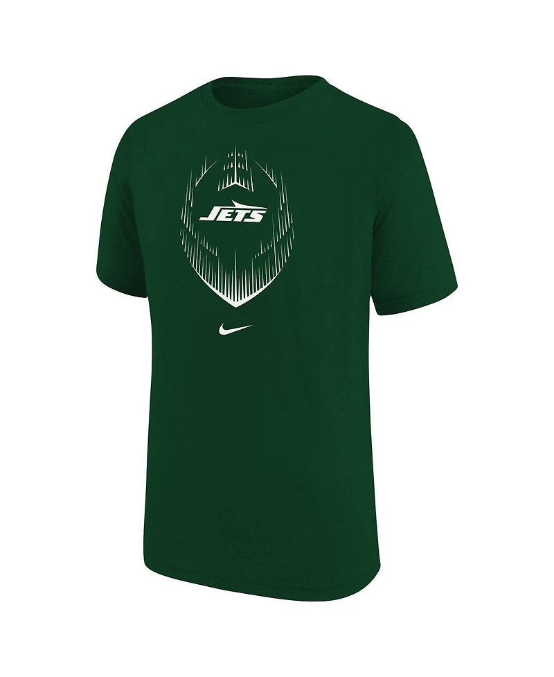 Nike Big Boys and Girls Green New York Jets Legend Icon T-Shirt