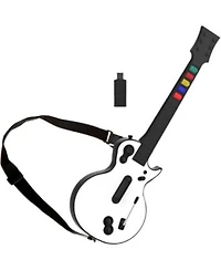Nbcp Wireless Pc Ps3 Guitar Hero Controller Bundle With Dongle Compatible With Guitar Hero Rock Band Clone Hero Fortnite Festival