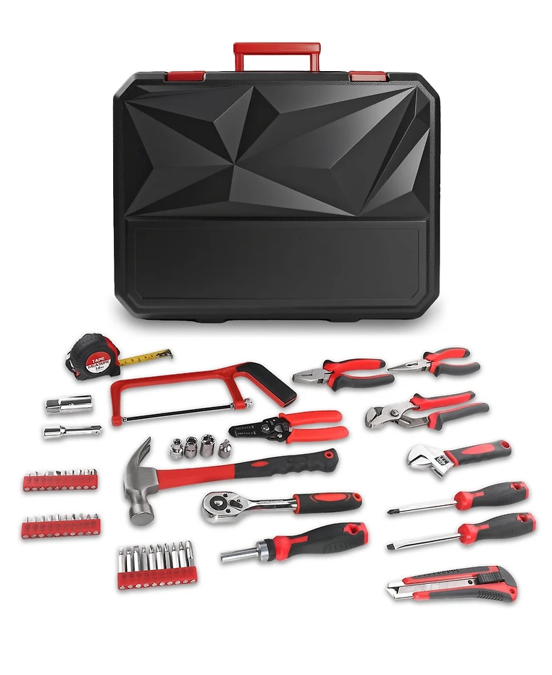 Sugift 328-Piece Household Hand Tool Set with Storage Case – All-in-One Repair Kit for Home, Garage, Car, and Office Use