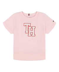 Tommy Hilfiger Toddler and Little Girls Separates Applique Boxy Short Sleeve T-Shirt