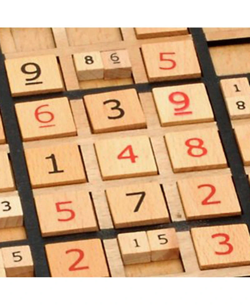 We Games Replacement Wooden Sudoku Number Tiles