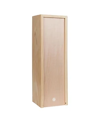 We Games Walnut Stain Wood Blocks Tower Game with Wooden Box, 12 in.