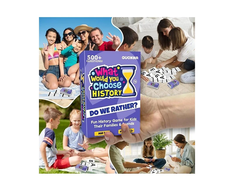 Quokka What Would You Choose - Family Card Game for Kids Ages 6-8