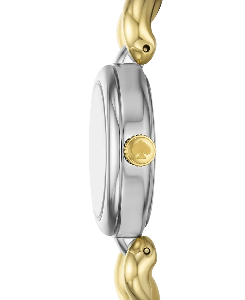 Kate Spade New York Women's Monroe Three-Hand Two-Tone Stainless-Steel Watch, 24mm