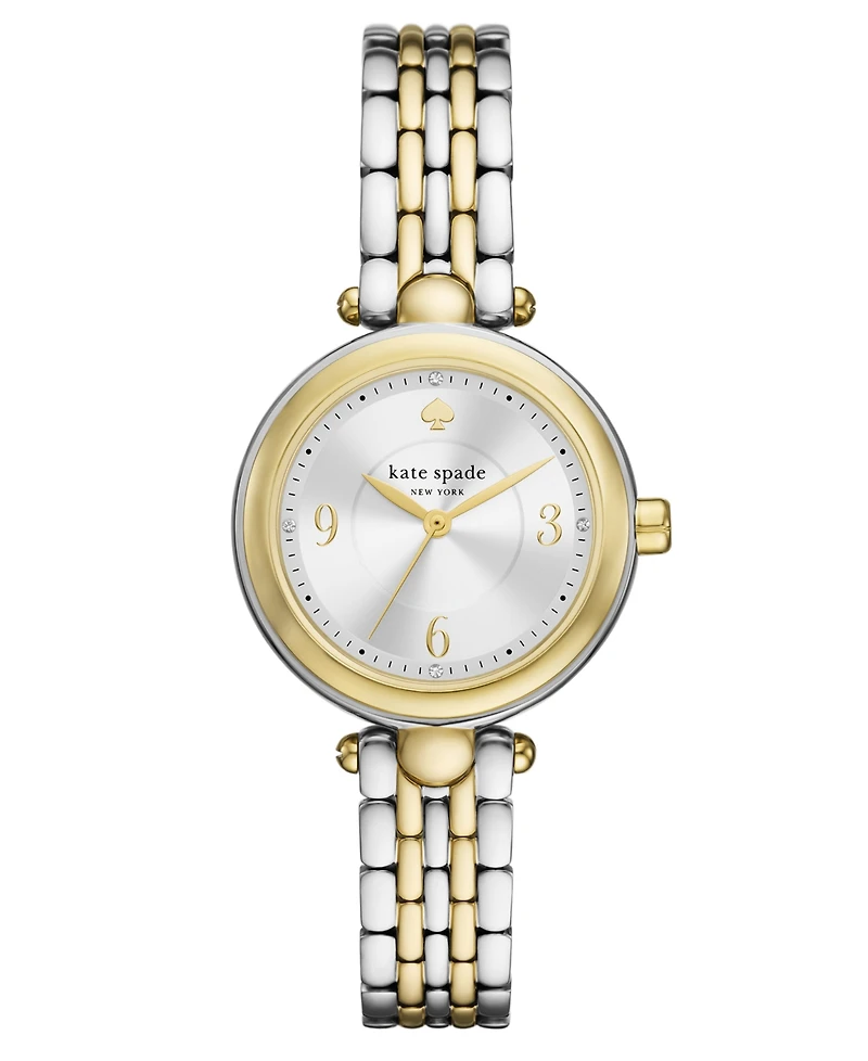 Kate Spade New York Women's Gracie Round Three-Hand Two-Tone Stainless-Steel Watch, 32mm