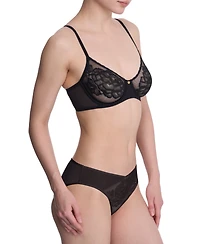 Natori Women's Flora Lace Unlined Underwire Balconette Bra 714150