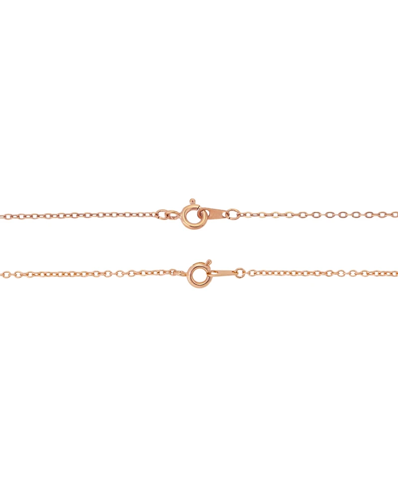 Unwritten Cubic Zirconia Flower Duo Necklace Set