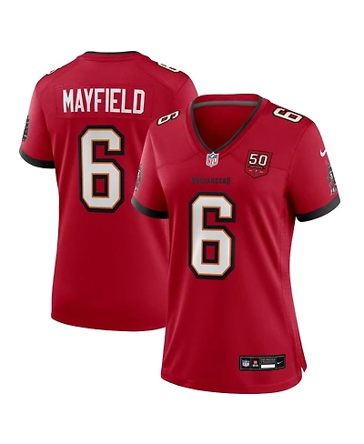 Nike Women's Baker Mayfield Red Tampa Bay Buccaneers 50th Anniversary Game Jersey