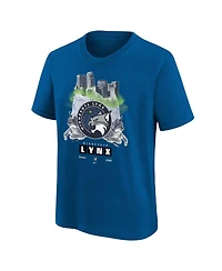 Nike Big Boys and Girls Blue Minnesota Lynx Original Content T-Shirt