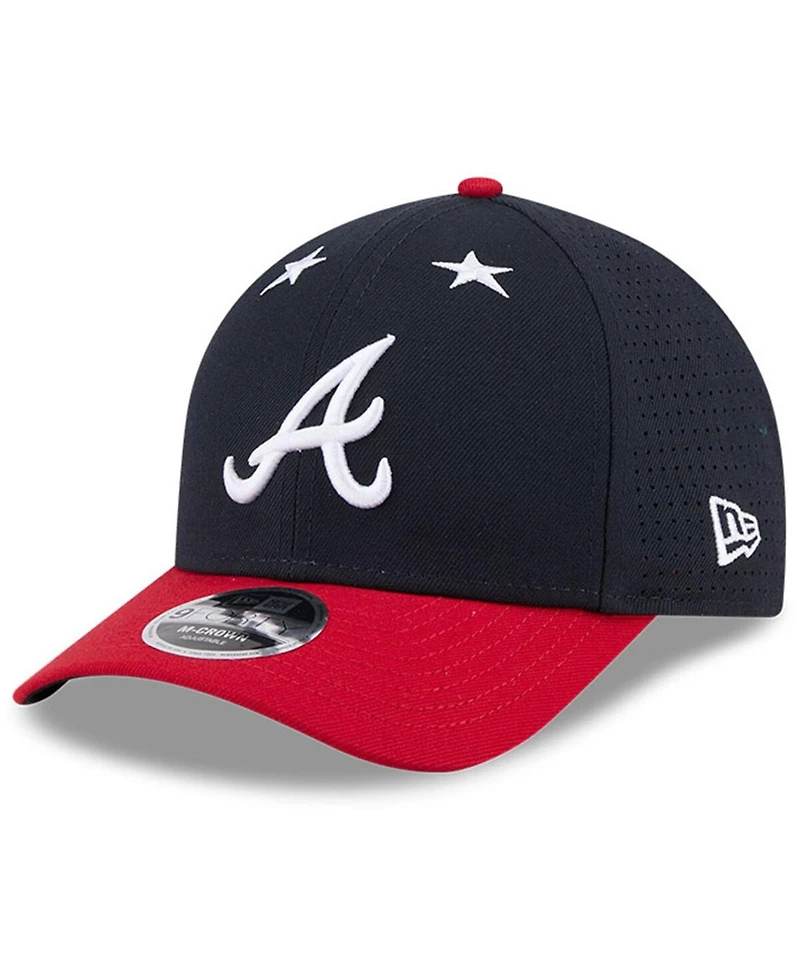 New Era Men's Navy/Red Atlanta Braves 2025 Mlb All-Star Game 9FORTY M-Crown Adjustable Hat