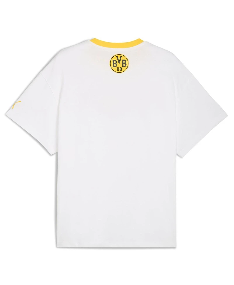 Puma Men's White Borussia Dortmund 2025 Fifa Club World Cup Hoops T-Shirt