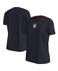 Nike Women's Navy Uswnt Crest T-Shirt