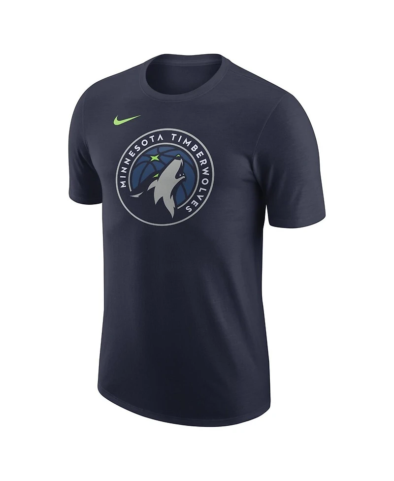 Nike Men's Navy Minnesota Timberwolves Essential T-Shirt