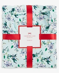 Charter Club Women's 2-Pc. Printed Long-Sleeve Packaged Pajamas Set, Created for Macy's