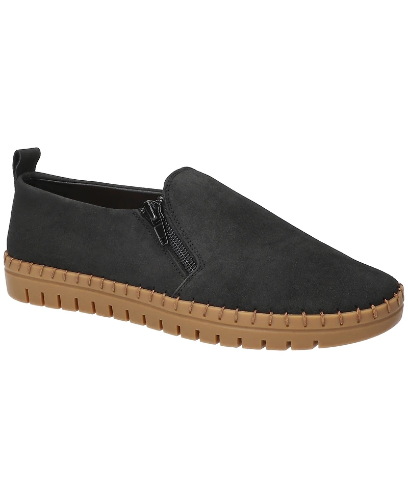 Easy Street Women's Astoria Zip-Up Flats