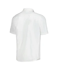 Tommy Bahama Men's White Ucf Knights Coconut Point Palm Vista IslandZone Camp Button-Up Shirt
