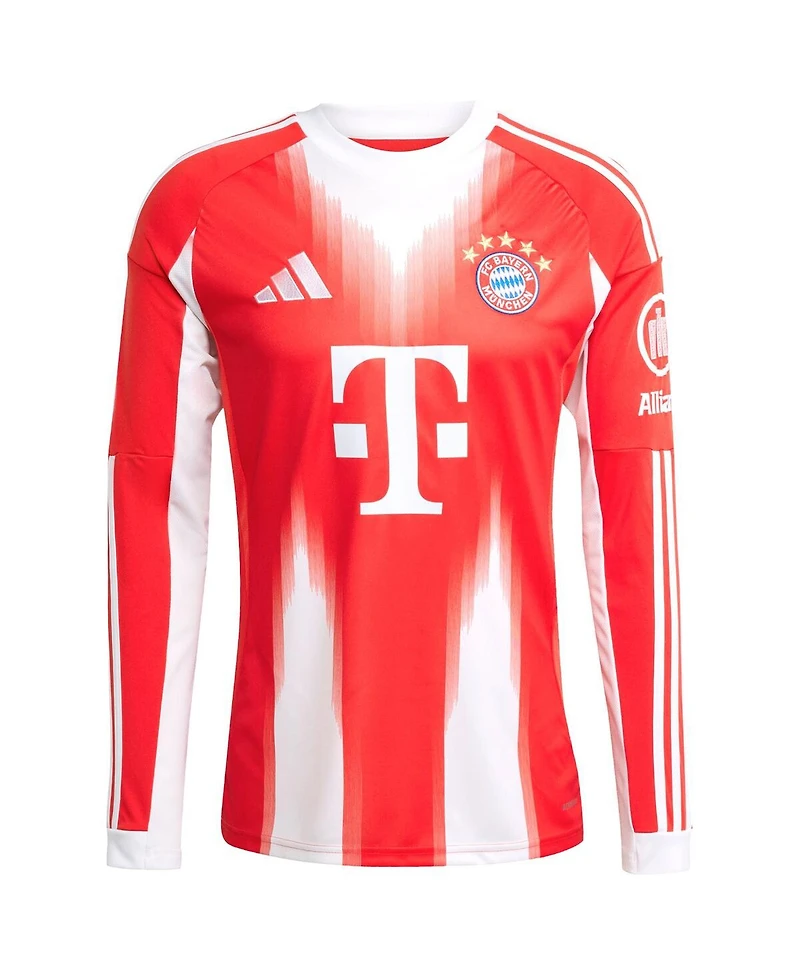 Adidas Men's Harry Kane Red Bayern Munich 2025/26 Home Replica Long Sleeve Jersey